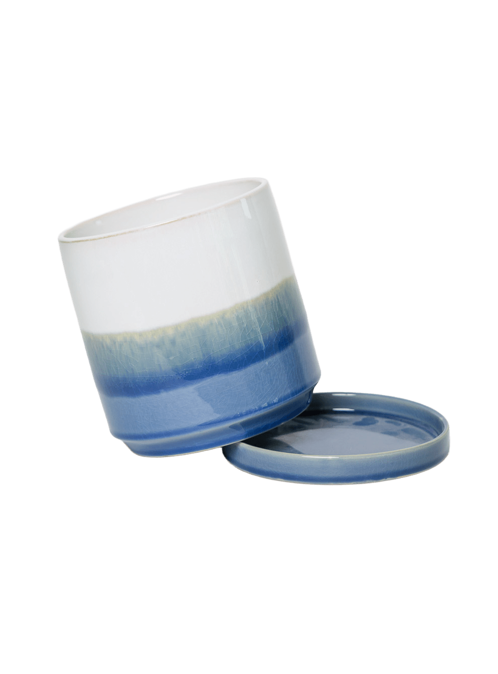 Minute Ceramic Pot And Saucer Set With Drainage | 6, 7, & 8 inch - Chive Ceramics Studio - Pots - Chive Ceramics Studio