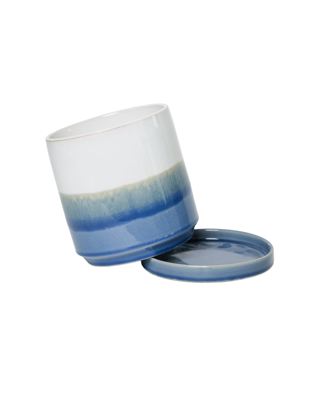 Minute Ceramic Pot And Saucer Set With Drainage | 6, 7, & 8 inch - Chive Ceramics Studio - Pots - Chive Ceramics Studio