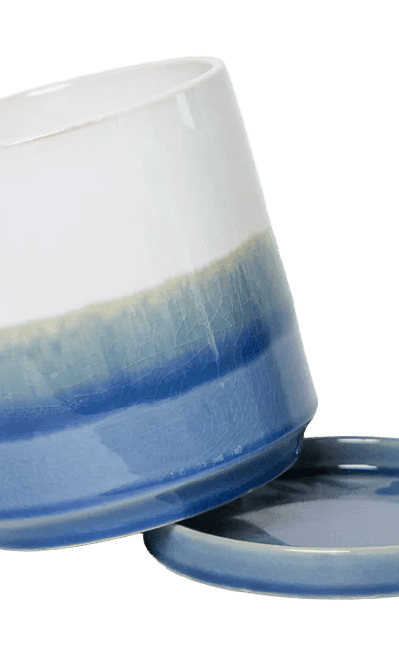 Large Minute Ceramic Pots & Saucer | 6", 7" & 8" Indoor Planter - Chive Ceramics Studio - Pots - Chive Ceramics Studio