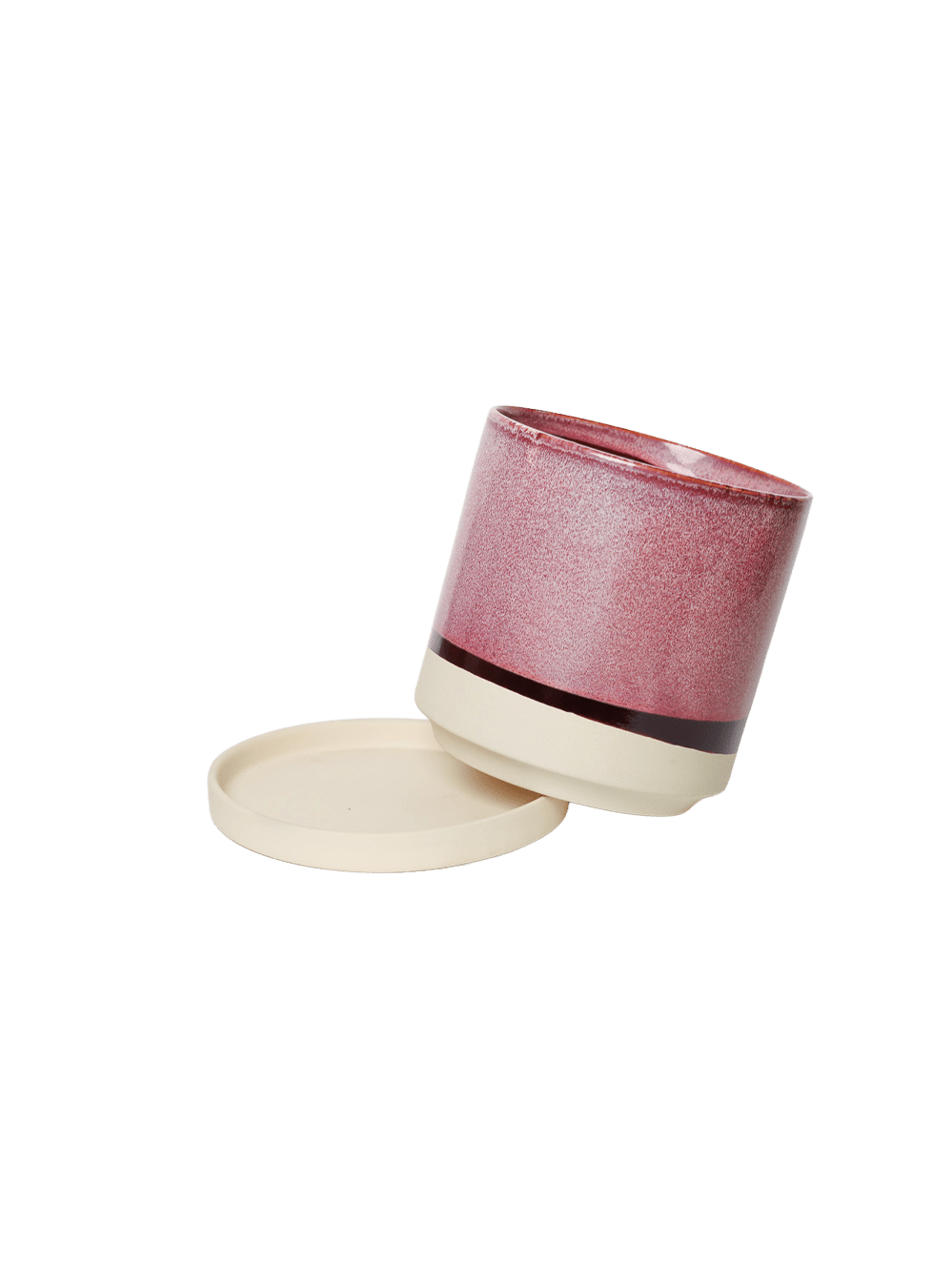 Minute Ceramic Pot And Saucer Set With Drainage | 6, 7, & 8 inch - Chive Ceramics Studio - Pots - Chive Ceramics Studio