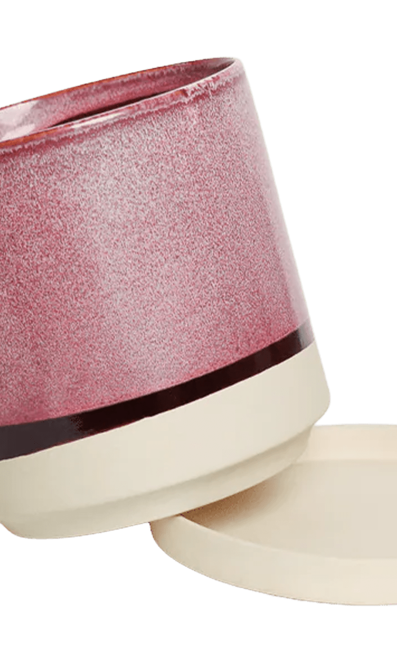 Large Minute Ceramic Pots & Saucer | 6", 7" & 8" Indoor Planter - Chive Ceramics Studio - Pots - Chive Ceramics Studio