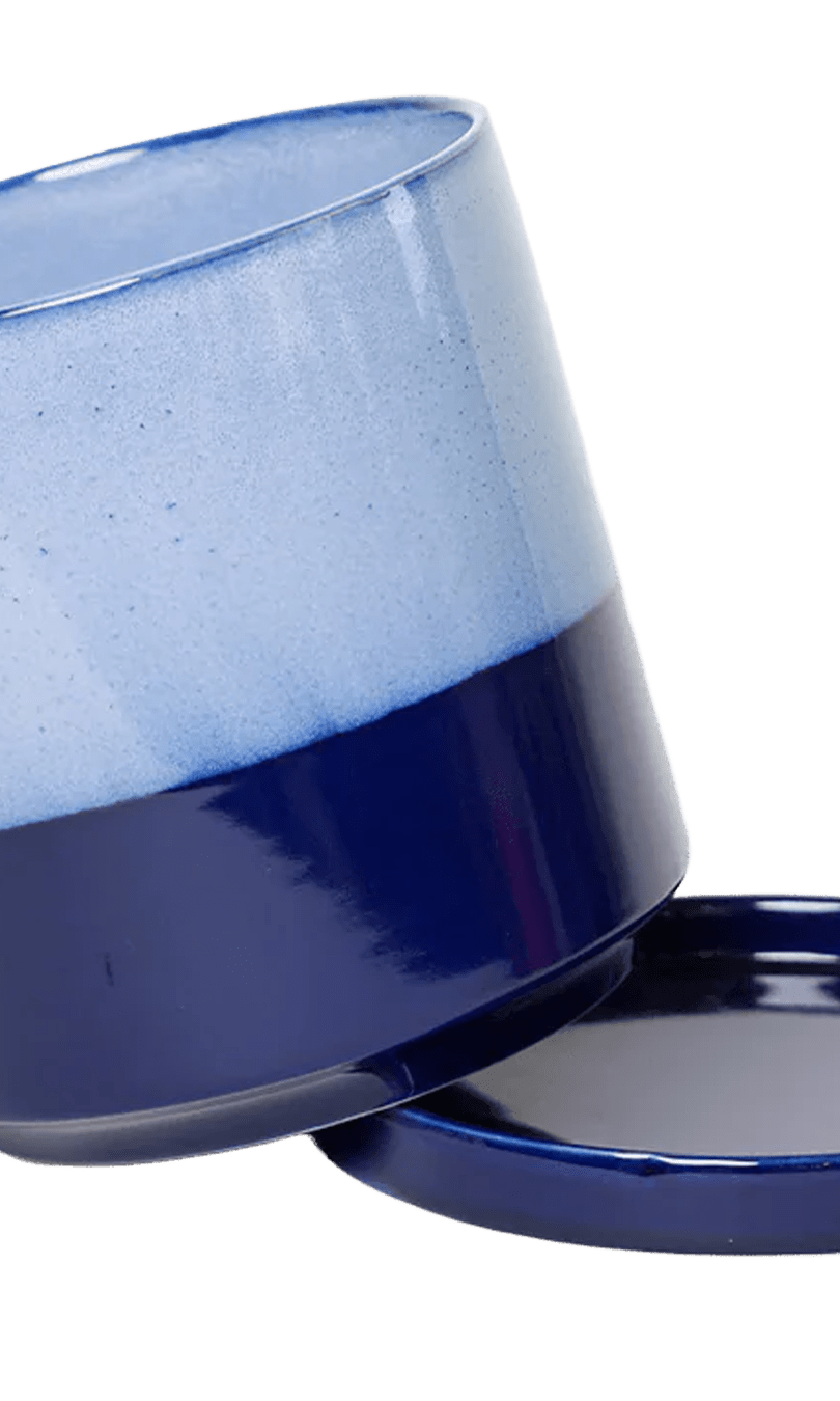 Large Minute Ceramic Pots & Saucer | 6", 7" & 8" Indoor Planter - Chive Ceramics Studio - Pots - Chive Ceramics Studio