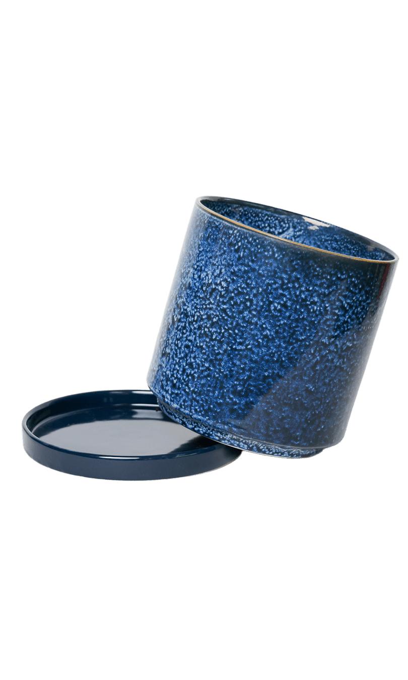 Minute Ceramic Pot And Saucer Set With Drainage | 6, 7, & 8 inch - Chive Ceramics Studio - Pots - Chive Ceramics Studio