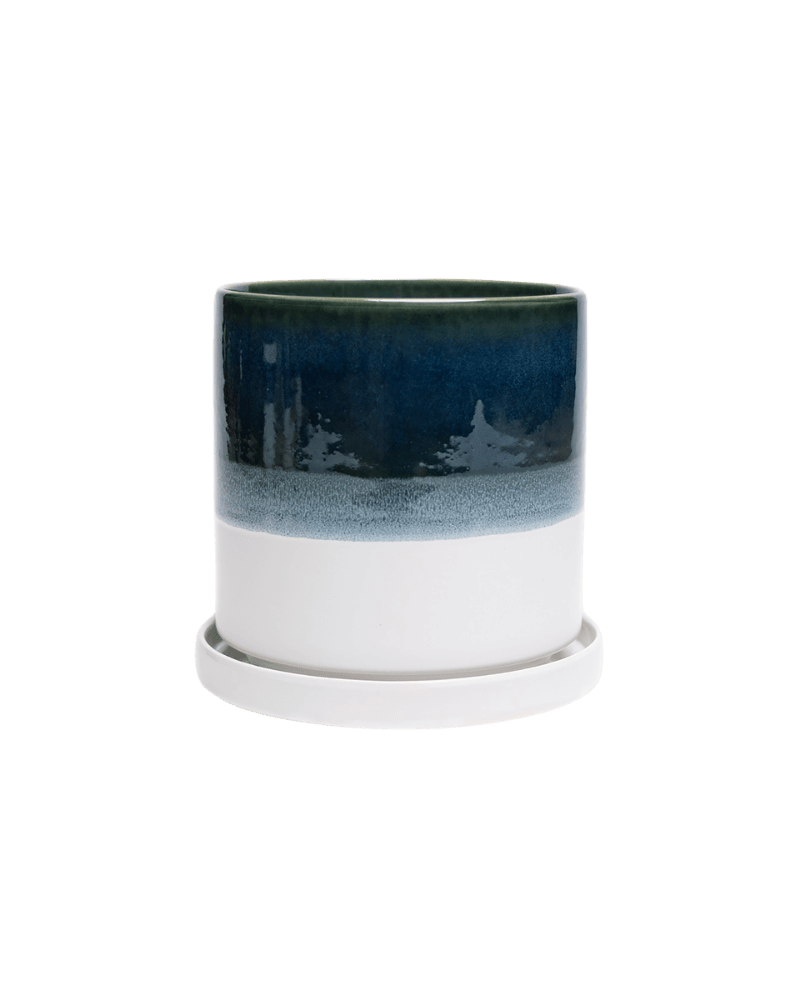 Minute Ceramic Pot And Saucer Set With Drainage - Chive Ceramics Studio - Pots - Chive Ceramics Studio