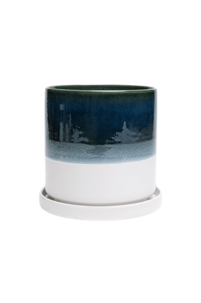 Minute Ceramic Pot And Saucer Set With Drainage - Chive Ceramics Studio - Pots - Chive Ceramics Studio