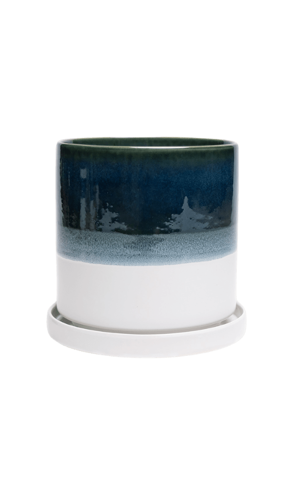 Minute Ceramic Pot And Saucer Set With Drainage - Chive Ceramics Studio - Pots - Chive Ceramics Studio