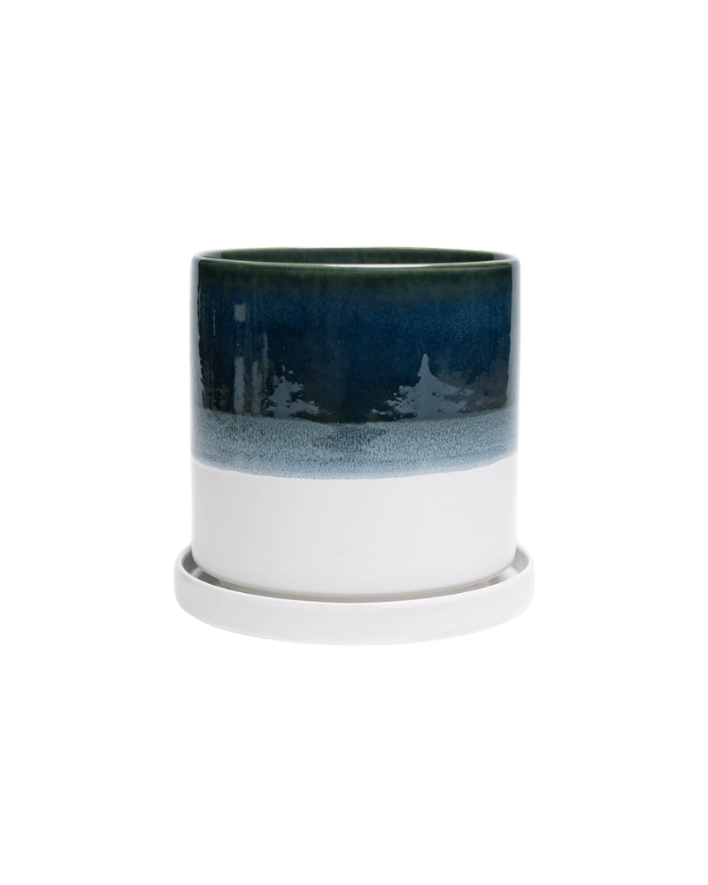 Minute Ceramic Pot And Saucer Set With Drainage - Chive Ceramics Studio - Pots - Chive Ceramics Studio