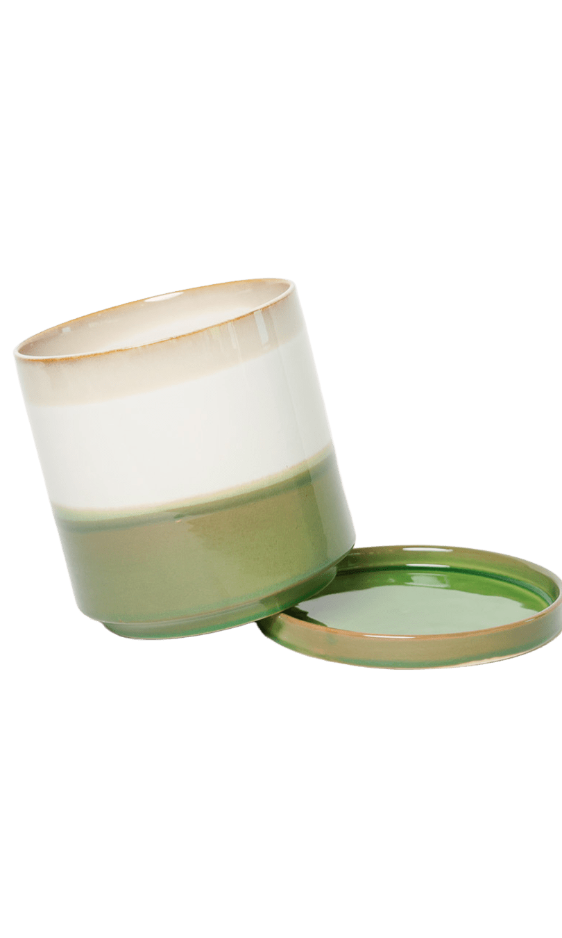 Minute Ceramic Pot And Saucer Set With Drainage | 6, 7, & 8 inch - Chive Ceramics Studio - Pots - Chive Ceramics Studio