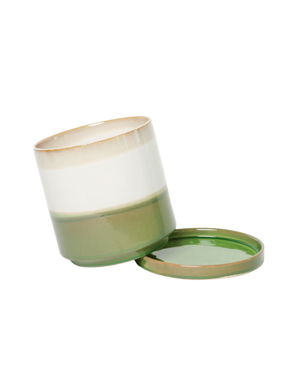 Minute Ceramic Pot And Saucer Set With Drainage | 6, 7, & 8 inch - Chive Ceramics Studio - Pots - Chive Ceramics Studio