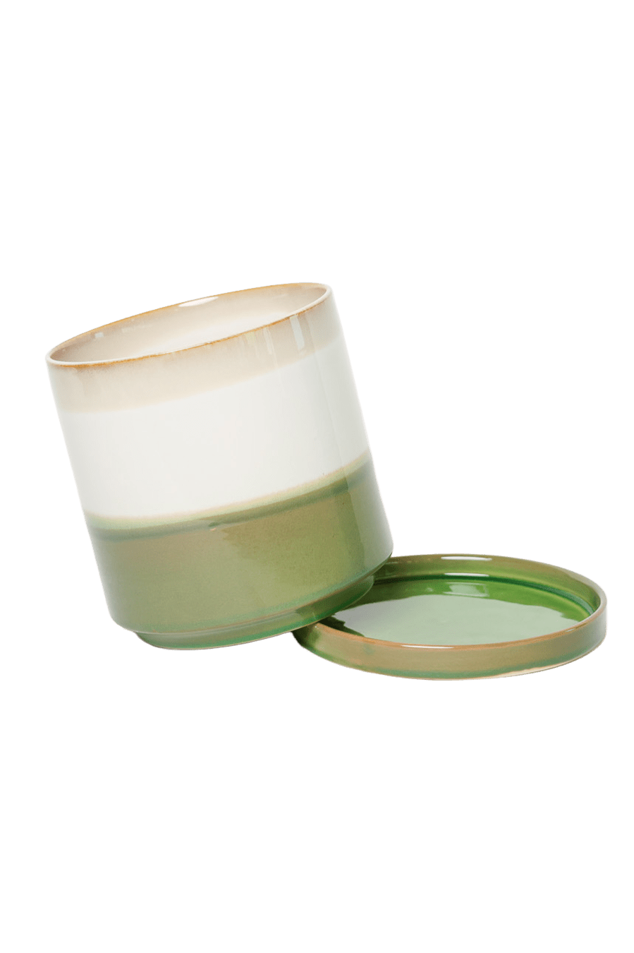 Minute Ceramic Pot And Saucer Set With Drainage | 6, 7, & 8 inch - Chive Ceramics Studio - Pots - Chive Ceramics Studio