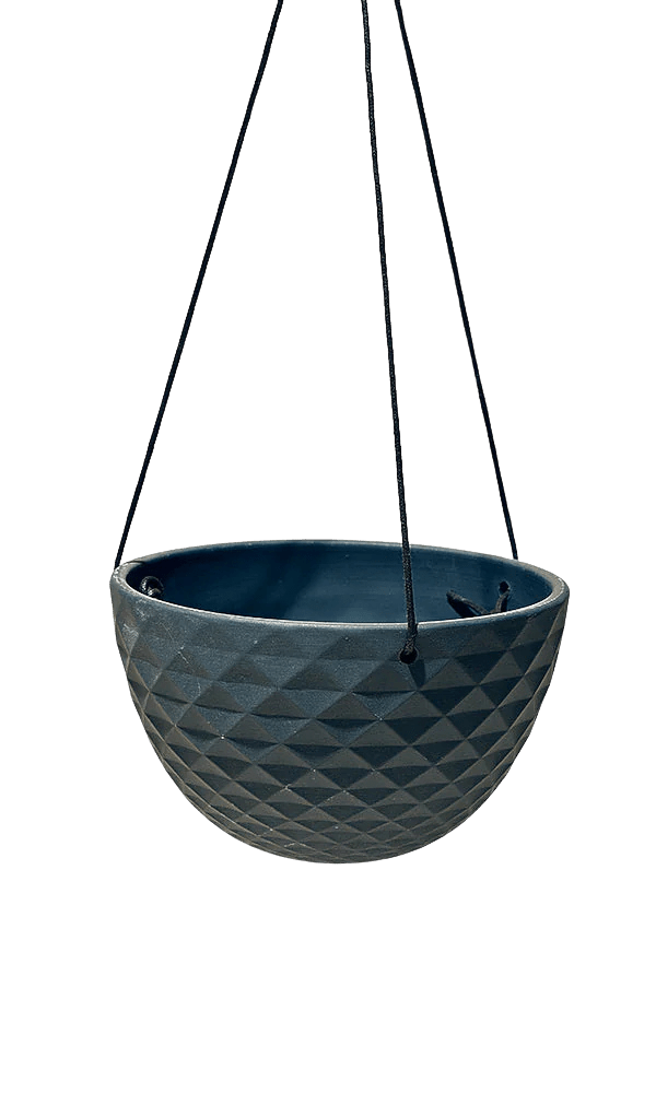 Mini Mofo Porcelain Modern Hanging Planter - Chive Ceramics Studio - Pots - Chive Ceramics Studio