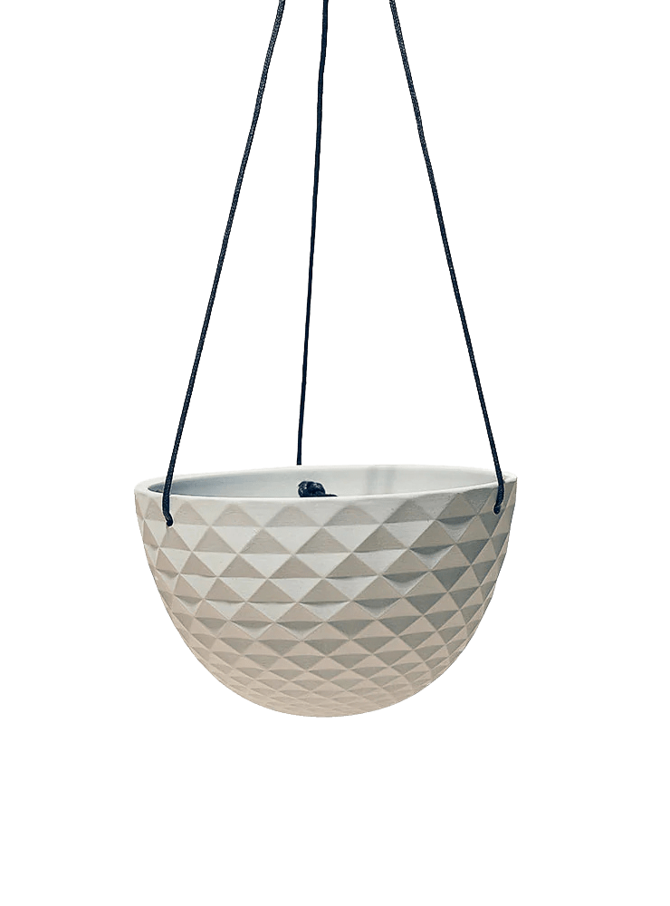 Mini Mofo Porcelain Modern Hanging Planter - Chive Ceramics Studio - Pots - Chive Ceramics Studio