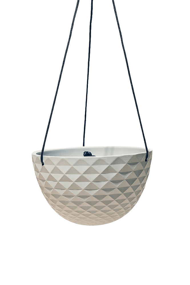 Mini Mofo Porcelain Modern Hanging Planter - Chive Ceramics Studio - Pots - Chive Ceramics Studio