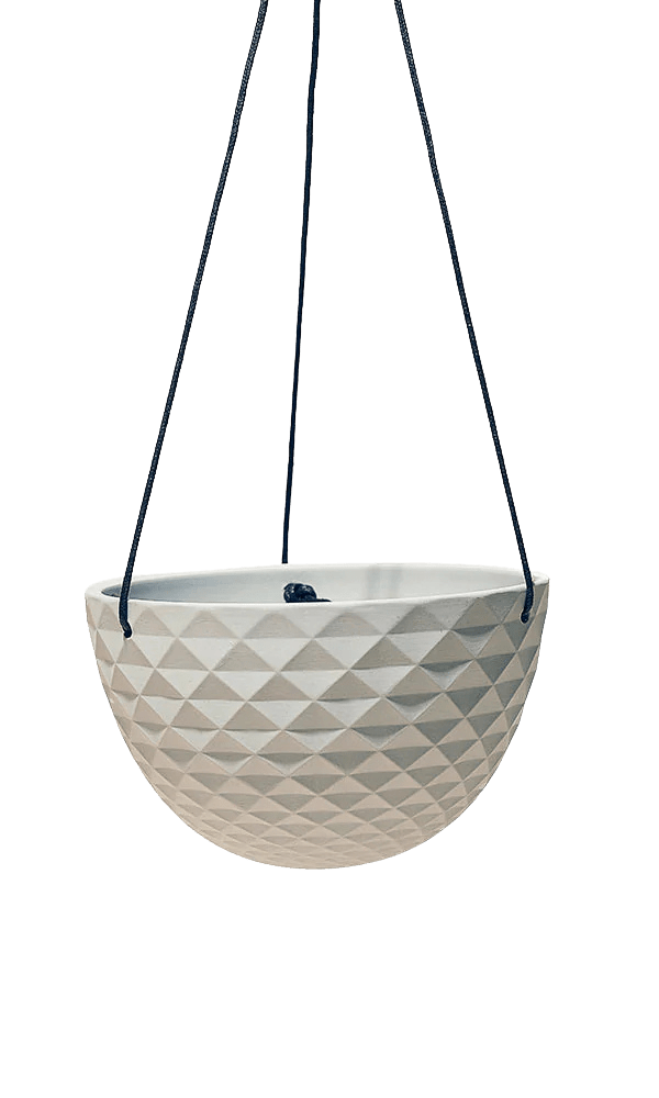 Mini Mofo Porcelain Modern Hanging Planter - Chive Ceramics Studio - Pots - Chive Ceramics Studio