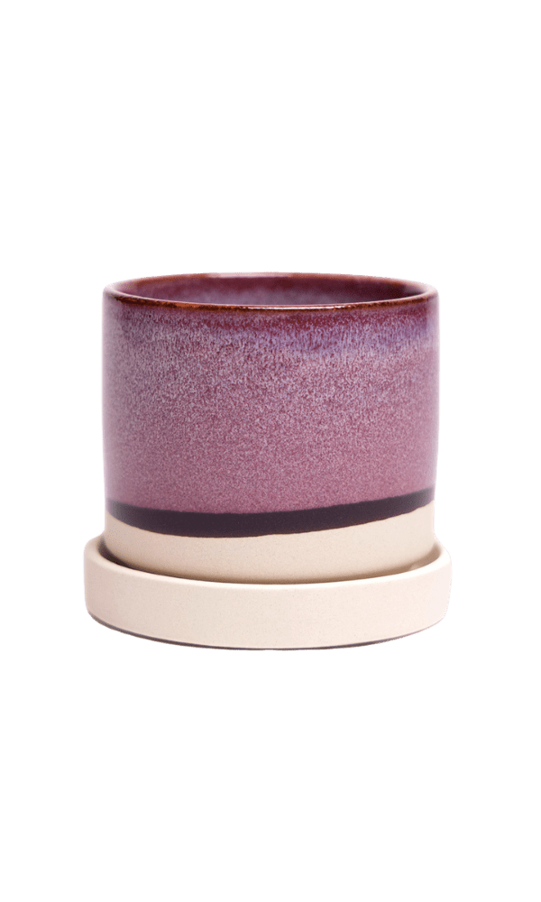 Minute Ceramic Pot And Saucer Set With Drainage | 3 & 5 inches - Chive Ceramics Studio - Pots - Chive Ceramics Studio