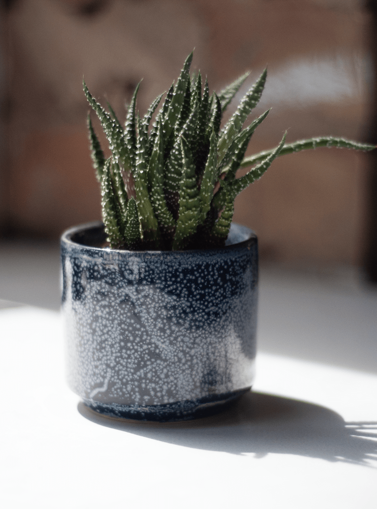 Minute Ceramic Pot And Saucer Set With Drainage - Chive Ceramics Studio - Pots - Chive Ceramics Studio