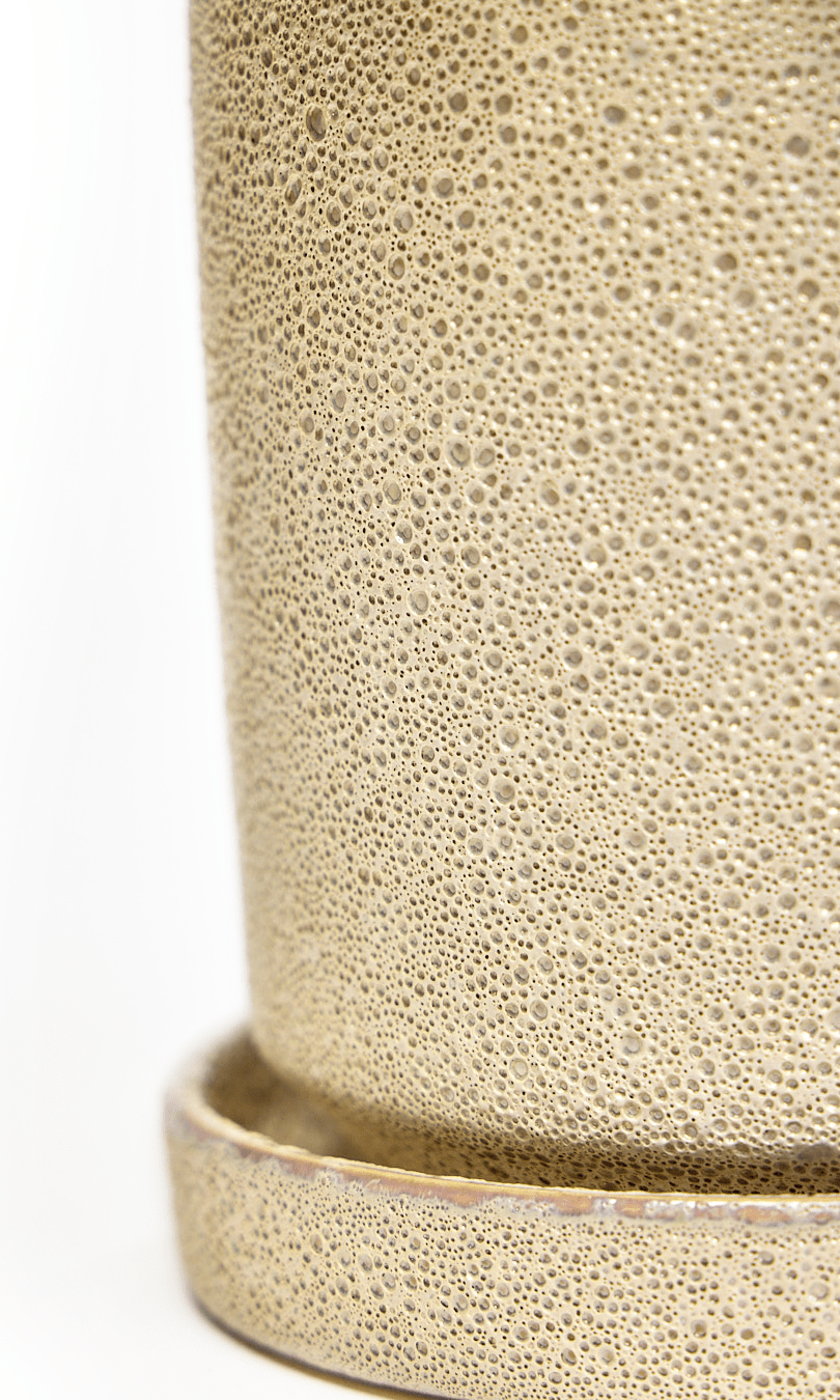 Minute Ceramic Pot And Saucer Set With Drainage - Chive Ceramics Studio - Pots - Chive Ceramics Studio