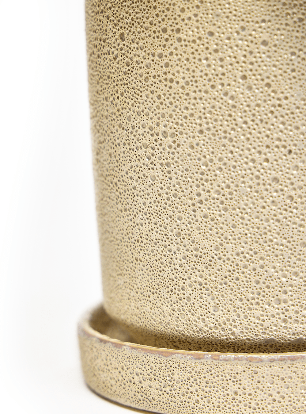 Minute Ceramic Pot And Saucer Set With Drainage - Chive Ceramics Studio - Pots - Chive Ceramics Studio