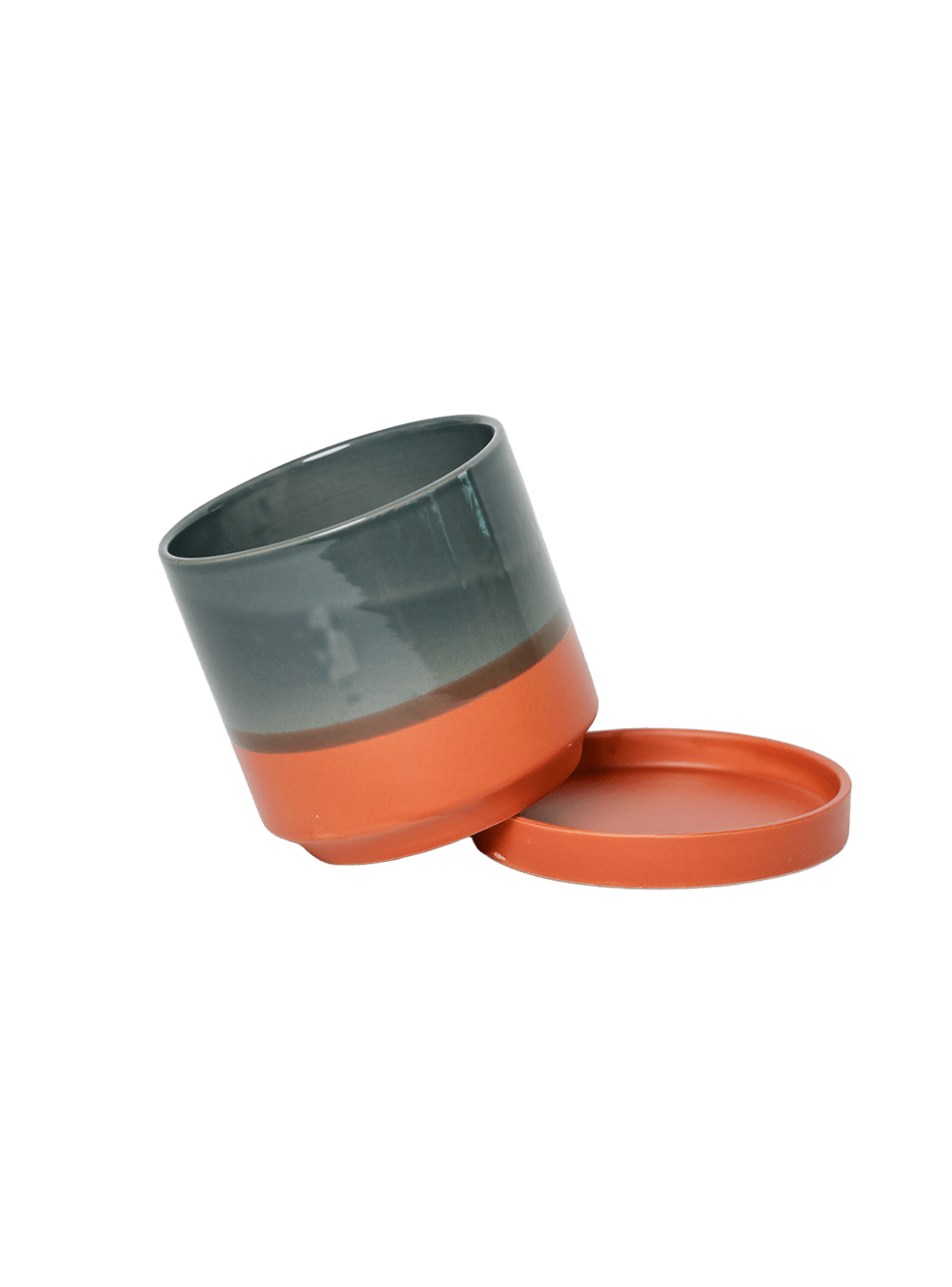 Minute Ceramic Pot And Saucer Set With Drainage | 3 & 5 inches - Chive Ceramics Studio - Pots - Chive Ceramics Studio