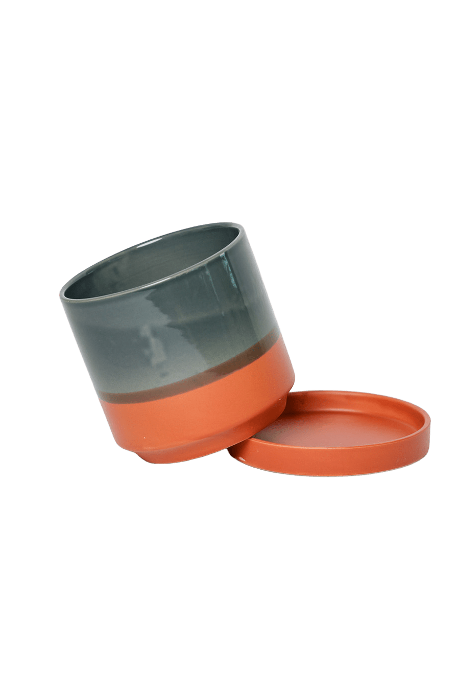 Minute Ceramic Pot And Saucer Set With Drainage | 3 & 5 inches - Chive Ceramics Studio - Pots - Chive Ceramics Studio