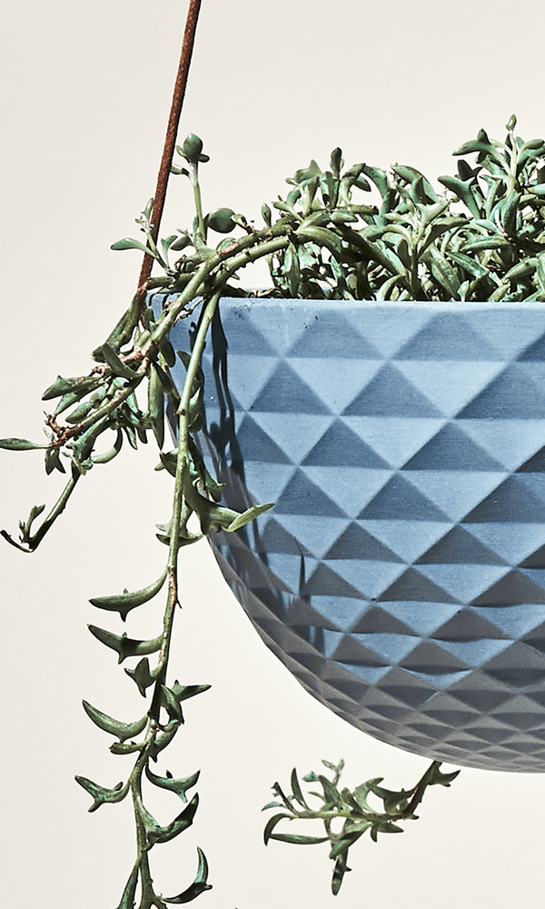 Mofo Porcelain Modern Hanging Planter - Chive Ceramics Studio - Pots - Chive US