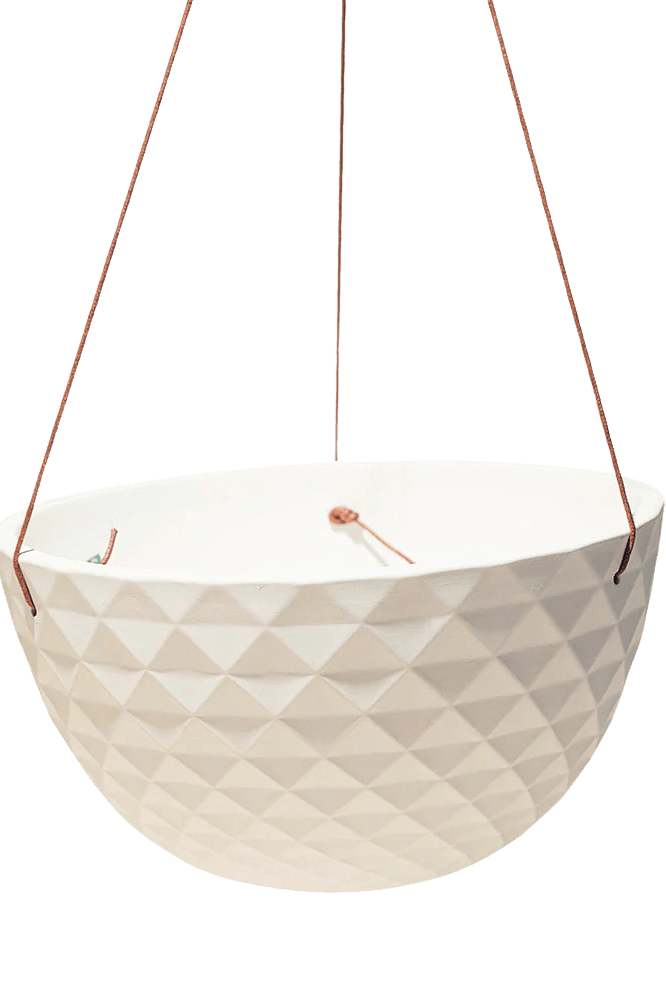 Mofo Porcelain Modern Hanging Planter - Chive Ceramics Studio - Pots - Chive US