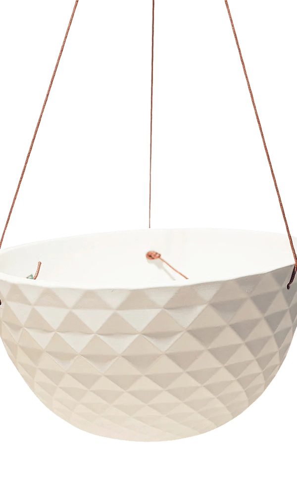Mofo Porcelain Modern Hanging Planter - Chive Ceramics Studio - Pots - Chive US