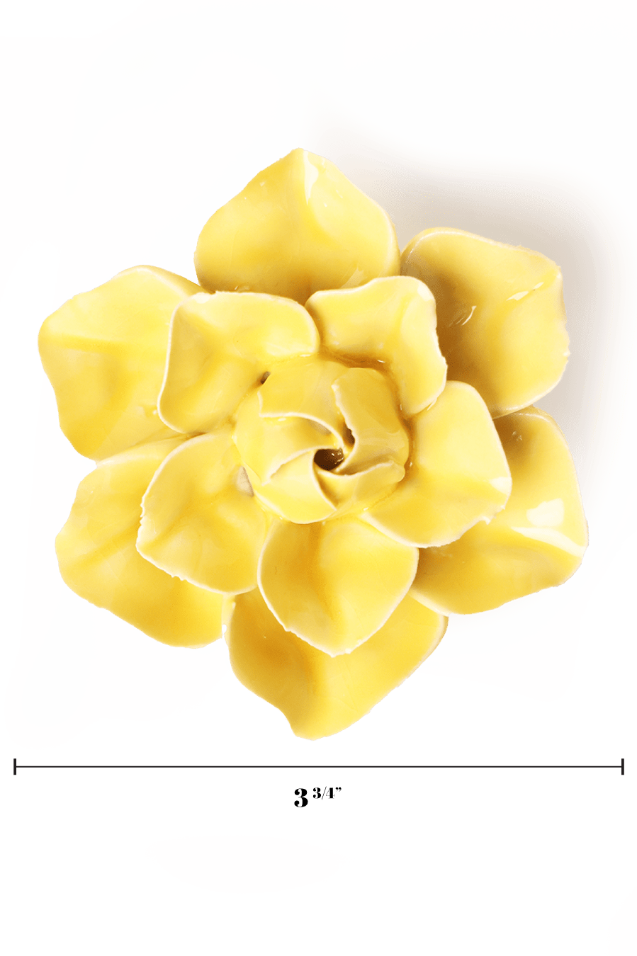 March Birth Flower - Daffodil ceramic wall flower — Birth Flower Collection — handmade by Chive Studio Toronto