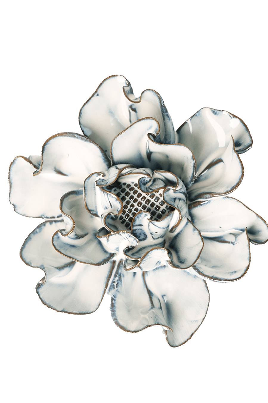 May birth flower hawthorn ceramic wall flower — Birth Flower Collection — designed in Toronto by Chive Studio