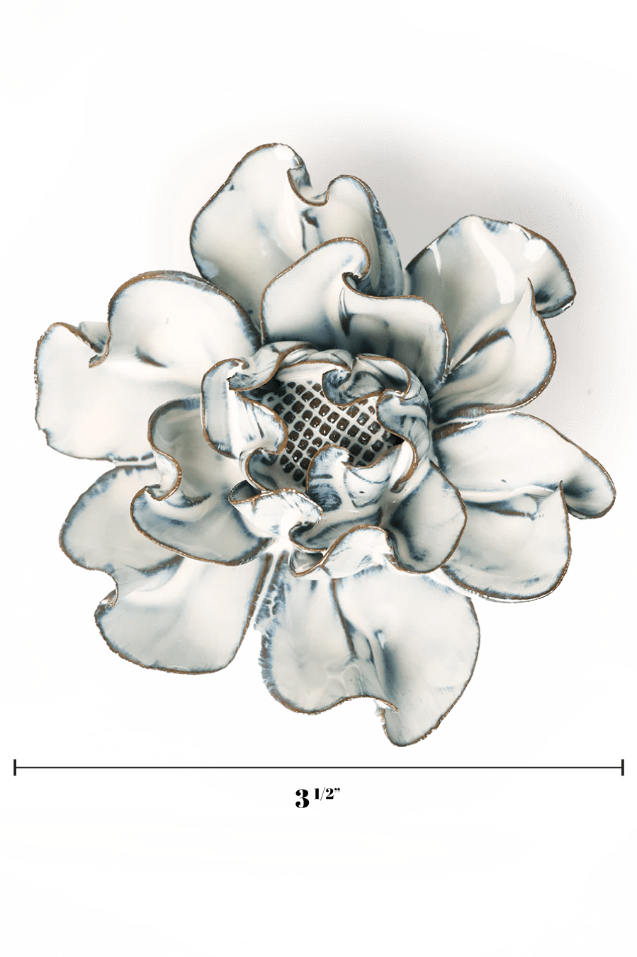 May Birth Flower - Hawthorn ceramic wall flower — Birth Flower Collection — handmade by Chive Studio Toronto