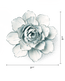 Blue White Camellia ceramic wall flower — Coastal Collection — handmade by Chive Studio Toronto