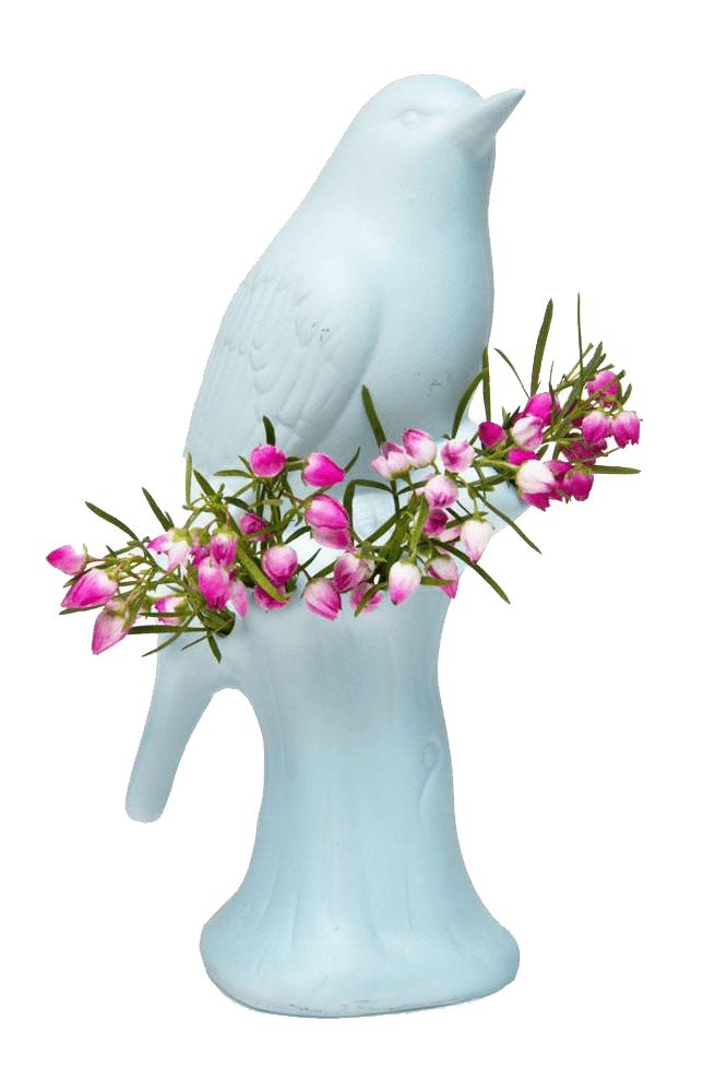 Bird Porcelain Modern Flower Vase - Chive Ceramics Studio - Vases - Chive Ceramics Studio