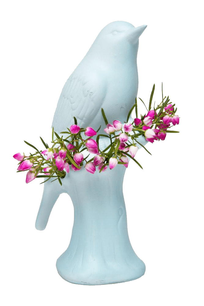 Bird Porcelain Modern Flower Vase - Chive Ceramics Studio - Vases - Chive Ceramics Studio