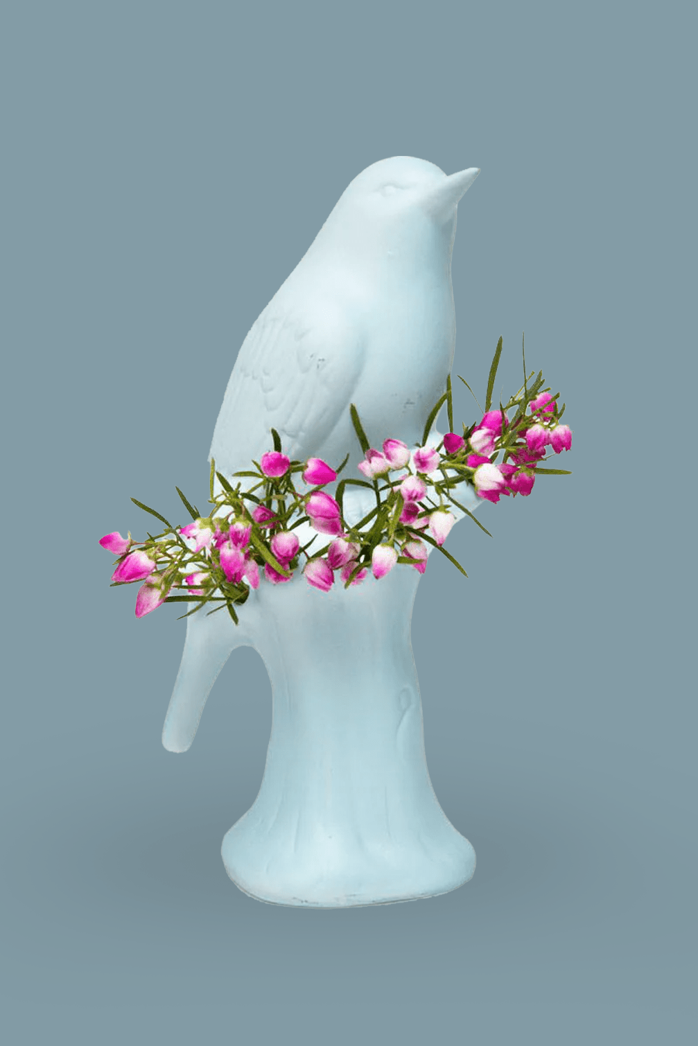 Bird Porcelain Modern Flower Vase - Chive Ceramics Studio - Vases - Chive Ceramics Studio