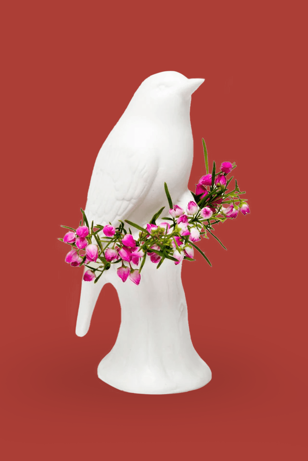 Bird Porcelain Modern Flower Vase - Chive Ceramics Studio - Vases - Chive Ceramics Studio