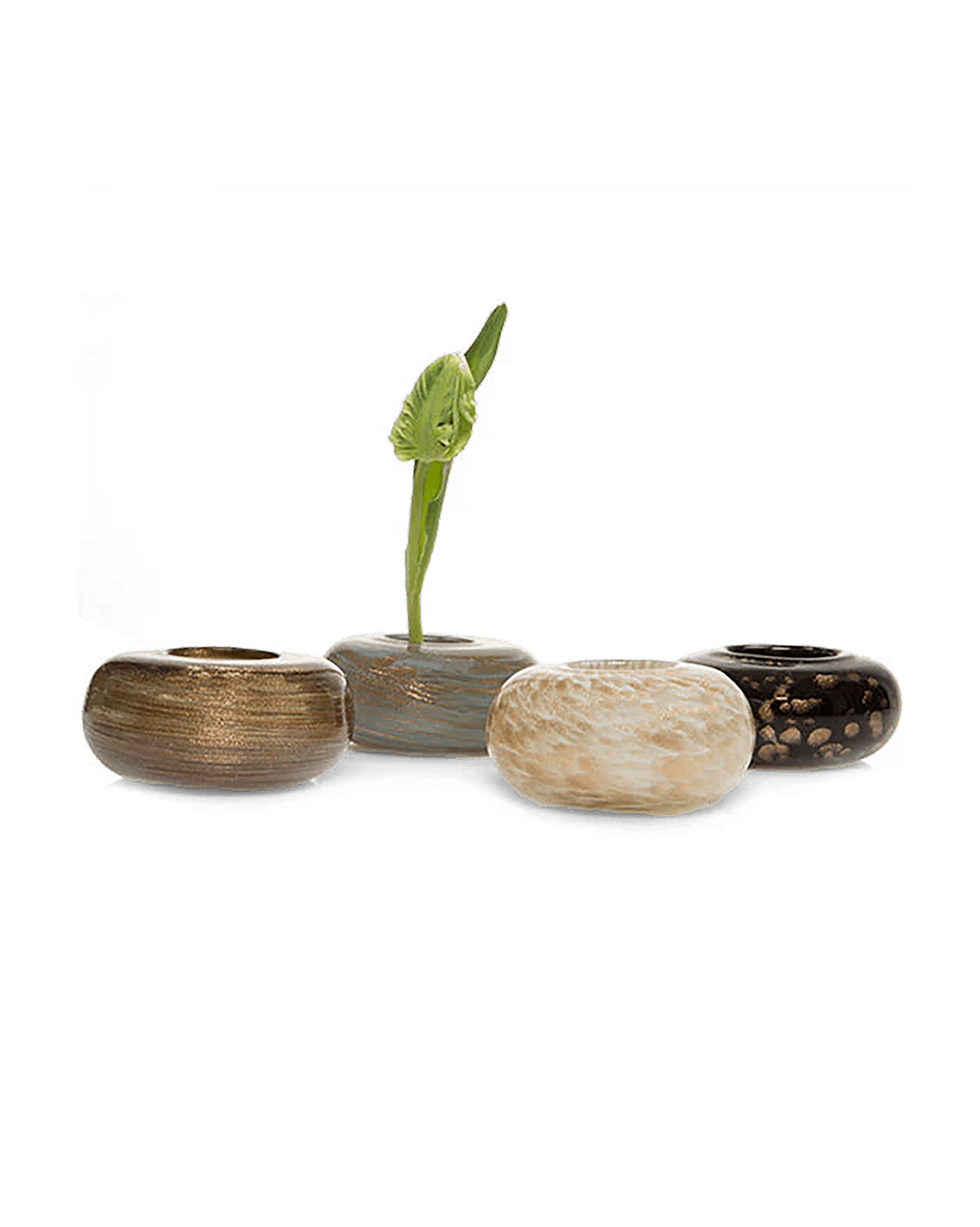 Neutrino Glass Ikebana Kenzan Vase - Chive Ceramics Studio - Vases - Chive Ceramics Studio