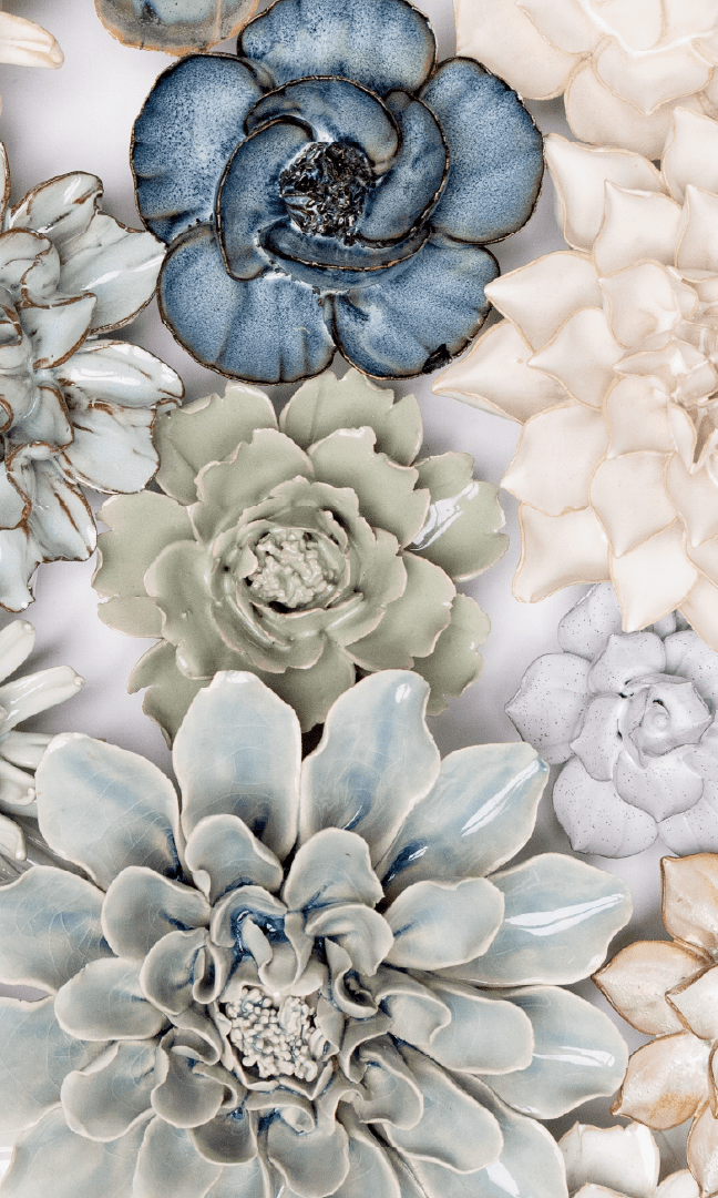 Cape Cod - Ceramic Flower Curated Collection - Chive Ceramics Studio - Ceramic Flower Sets - Chive Ceramics Studio