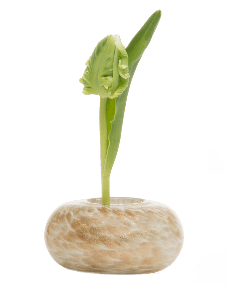 Neutrino Glass Ikebana Kenzan Vase - Chive Ceramics Studio - Vases - Chive Ceramics Studio