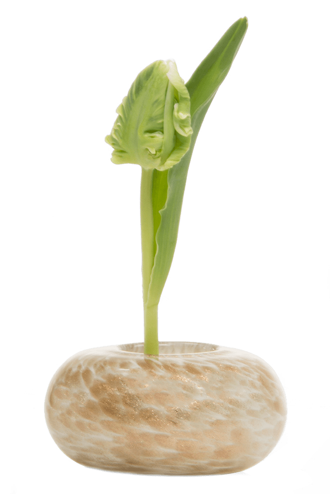 Neutrino Glass Ikebana Kenzan Vase - Chive Ceramics Studio - Vases - Chive Ceramics Studio