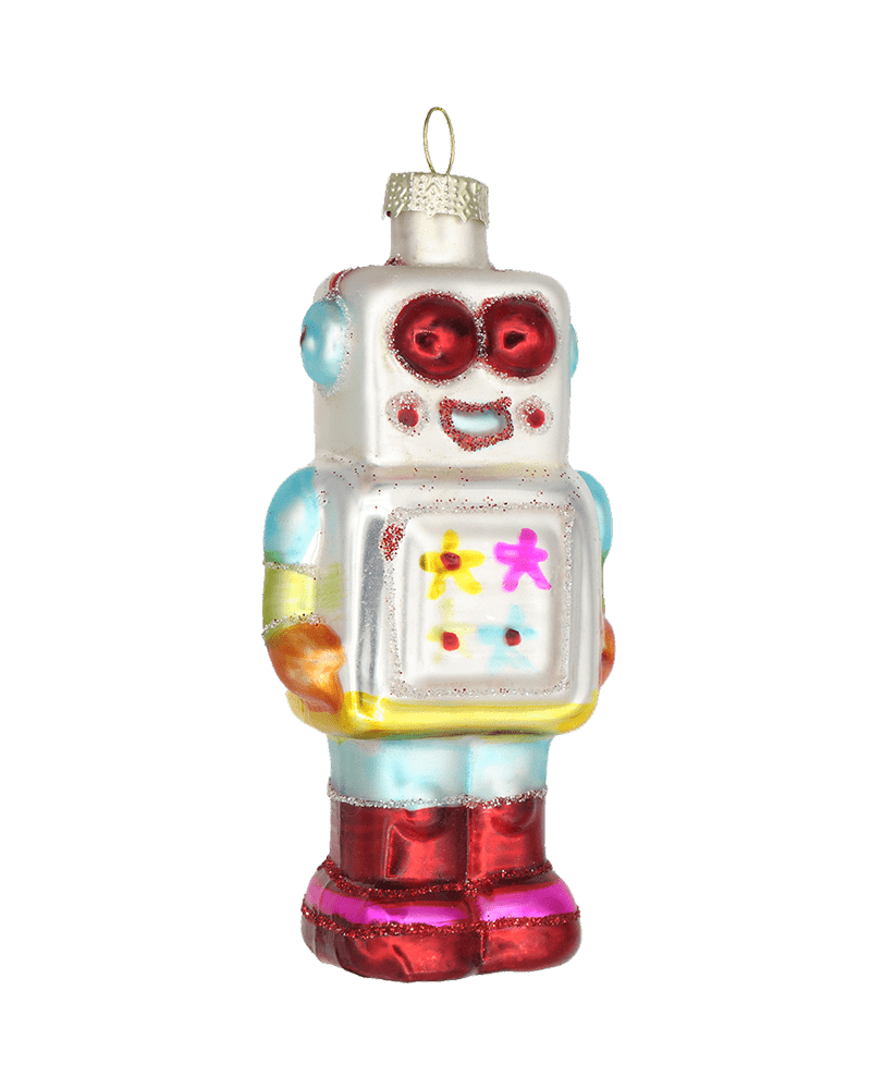 Mr Roboto Ornament - Chive Ceramics Studio - Glass Ornaments - Chive US