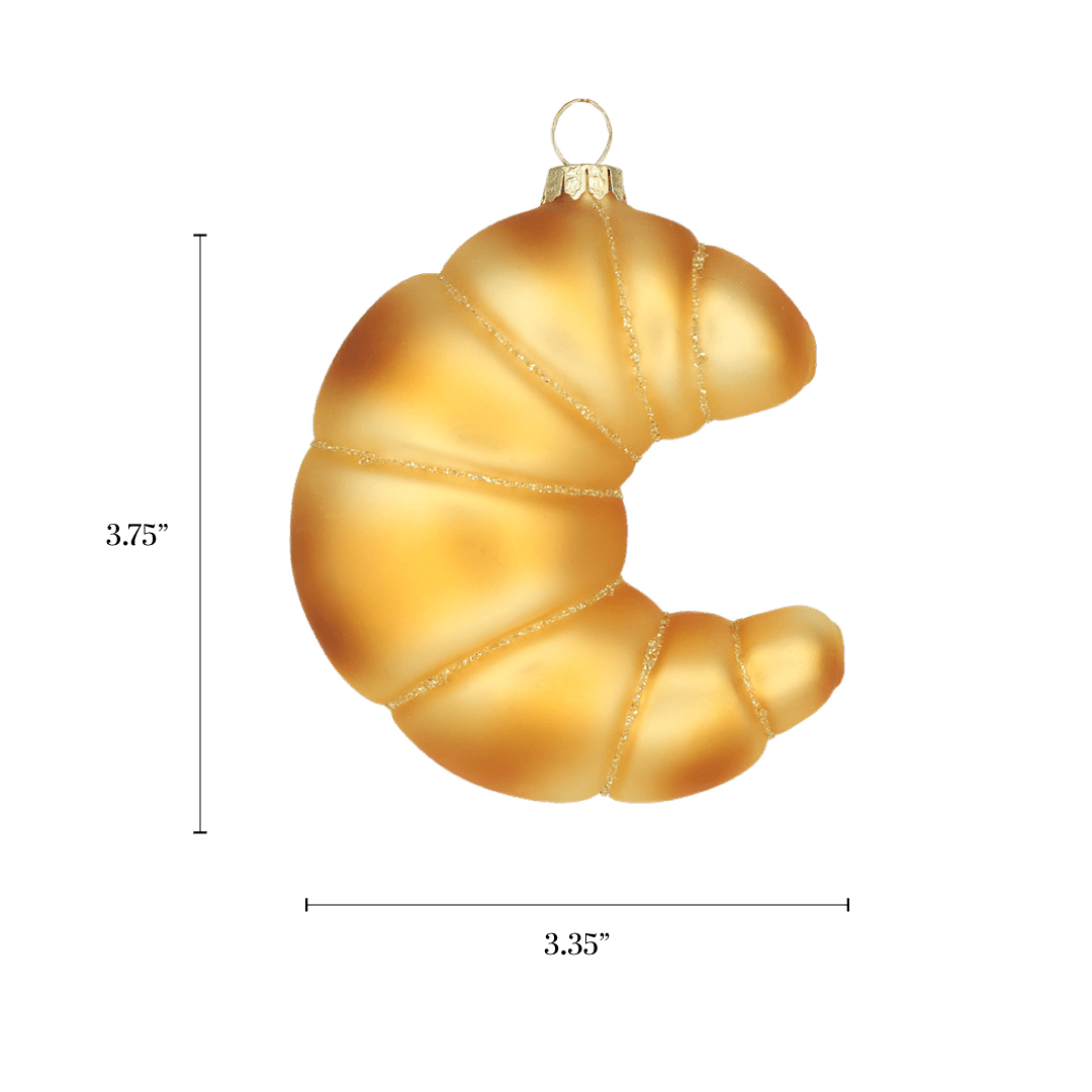 Croissant Ornament - Chive Ceramics Studio - Glass Ornaments - Chive Wholesale