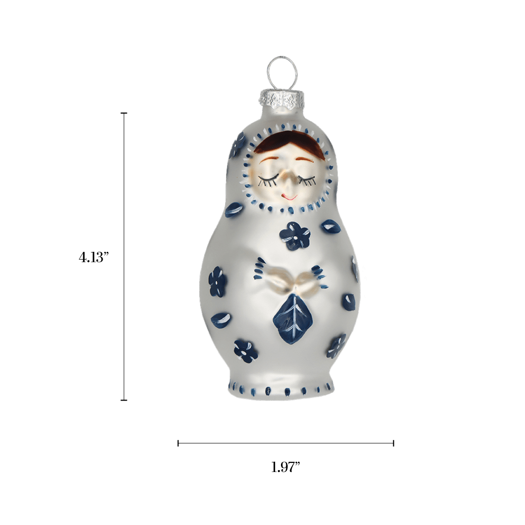 Babushka Ornament - Chive Ceramics Studio - Glass Ornaments - Chive US