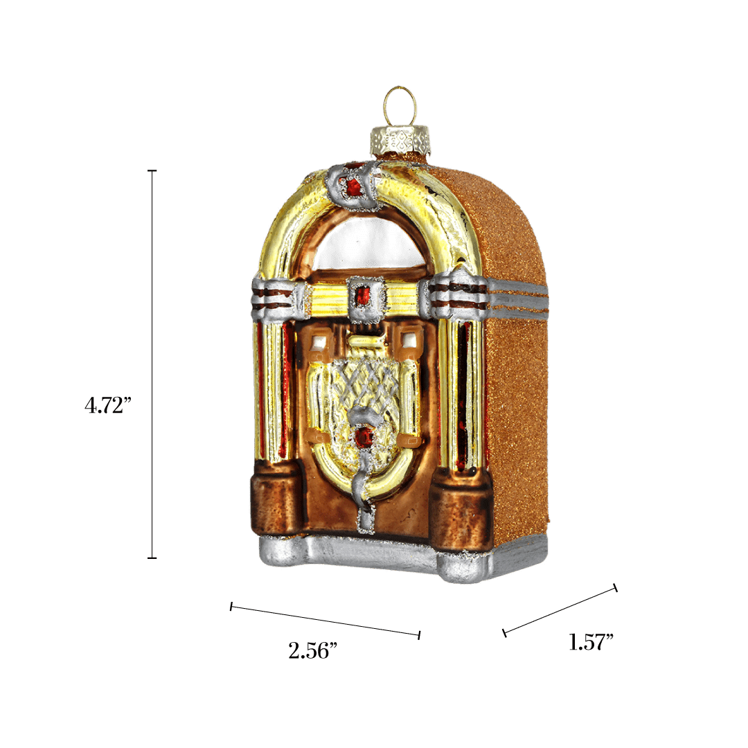 Jukebox Ornament - Chive Ceramics Studio - Glass Ornaments - Chive US