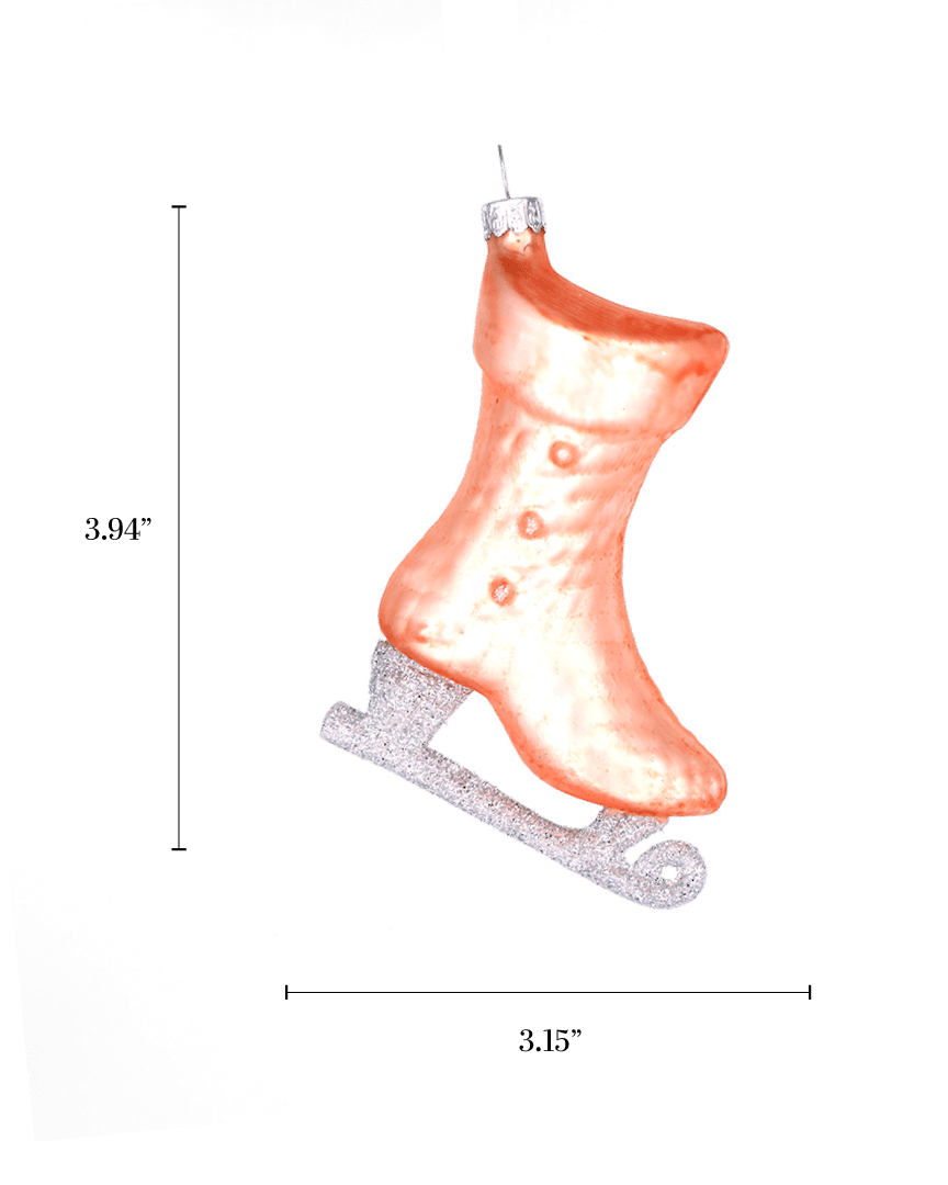 Ice Skate Ornament - Chive Ceramics Studio - Glass Ornaments - Chive Wholesale