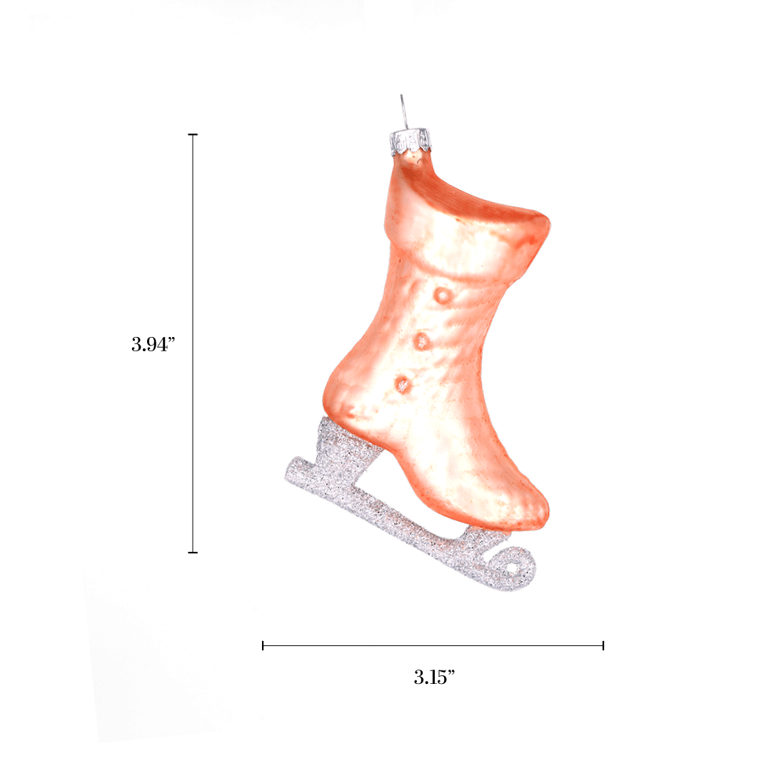 Ice Skate Ornament - Chive Ceramics Studio - Glass Ornaments - Chive Wholesale