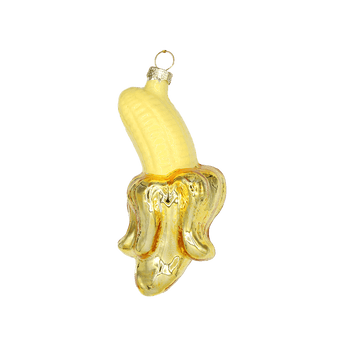 Banana Ornament - Chive Ceramics Studio - Glass Ornaments - Chive Ceramics Studio