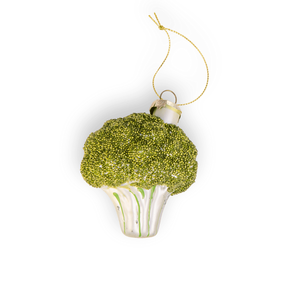 Broccoli Ornament - Chive Ceramics Studio - Glass Ornaments - Chive Ceramics Studio