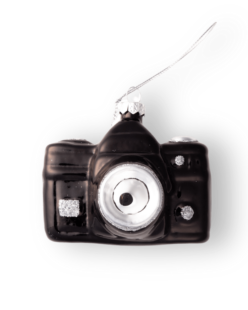 Camera Ornament - Chive Ceramics Studio - Glass Ornaments - Chive Ceramics Studio