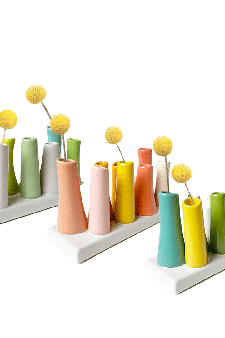 Pooley Modern Bud Vase For Flowers - Chive Ceramics Studio - Vases - Chive Ceramics Studio