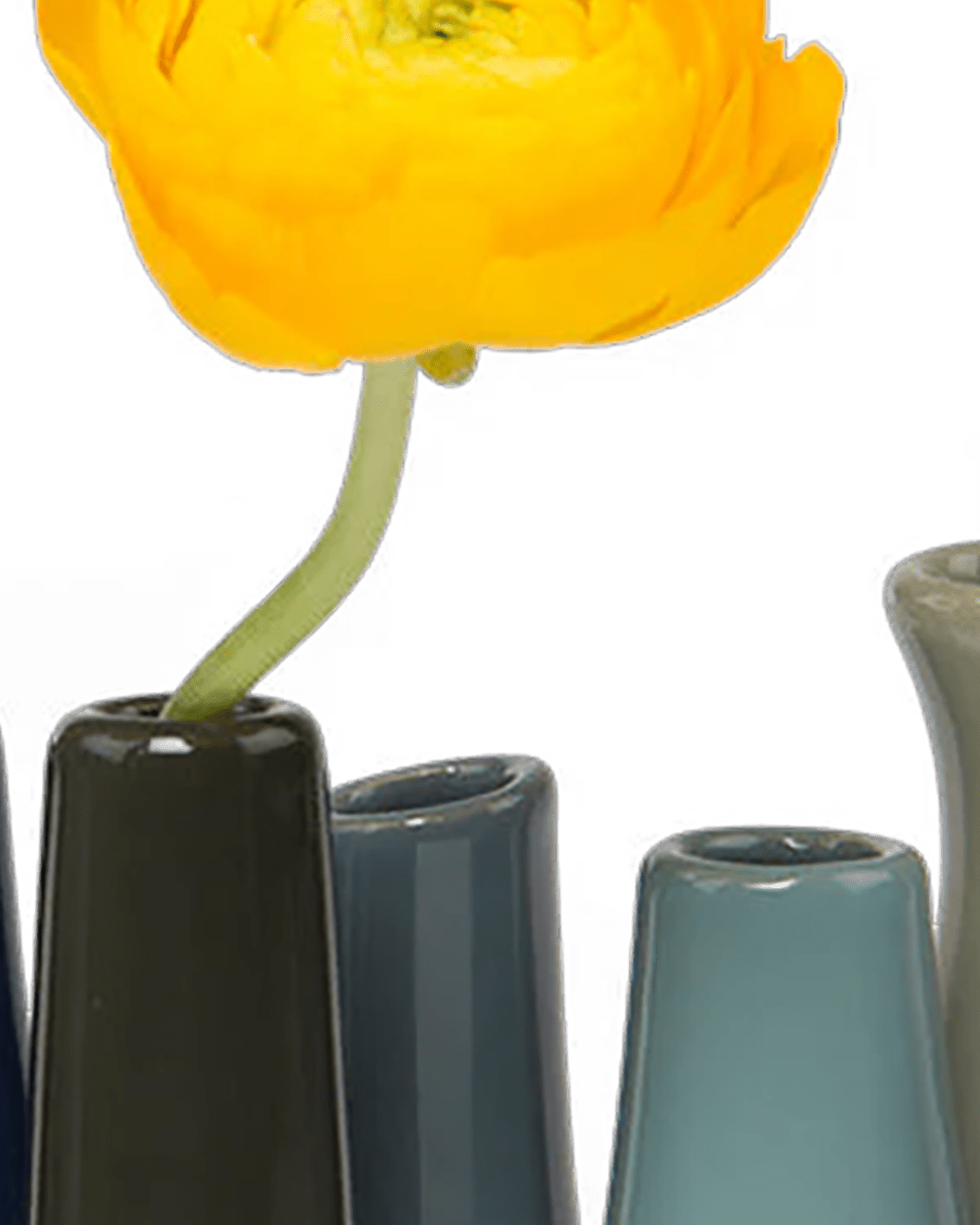 Pooley Modern Bud Vase For Flowers - Chive Ceramics Studio - Vases - Chive Ceramics Studio